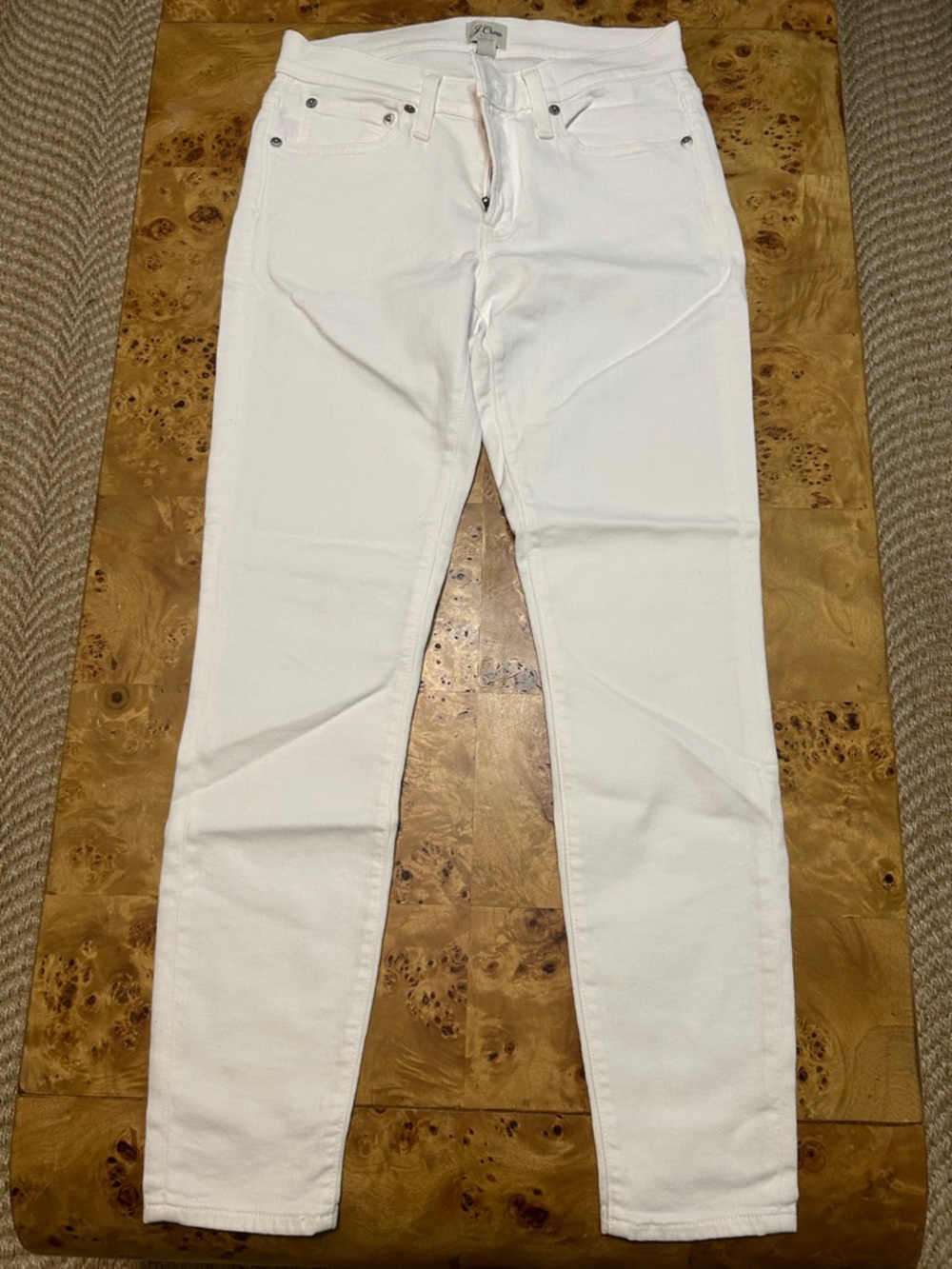 J.Crew white denim pants